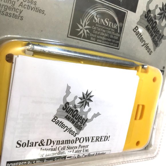 SunQuest AM/FM Radio 5 way power system Model SQ - Picture 11 of 14